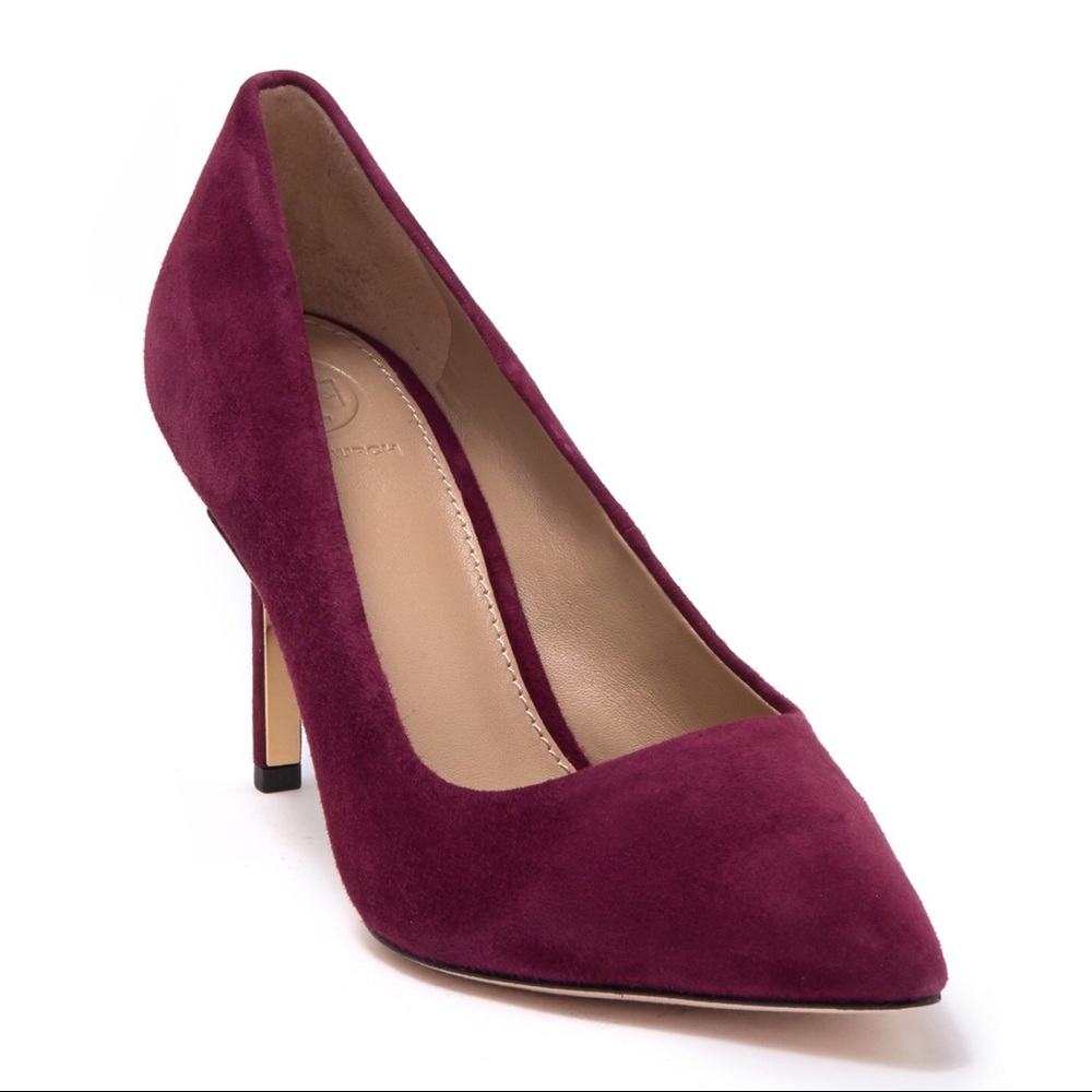 New Tory Burch Elana Suede 85mm Pump, Heels